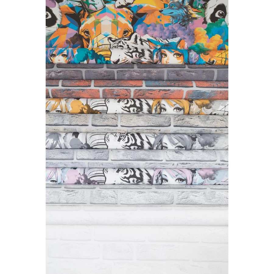 Обои флизелиновые Palitra Home Anime HomeColor красные HC72284-56 1,06х10,05 м