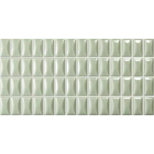 Плитка настенная WOW 3D Bars Bevel Jade Gloss глянцевая зеленая 135550 25х12,5 см