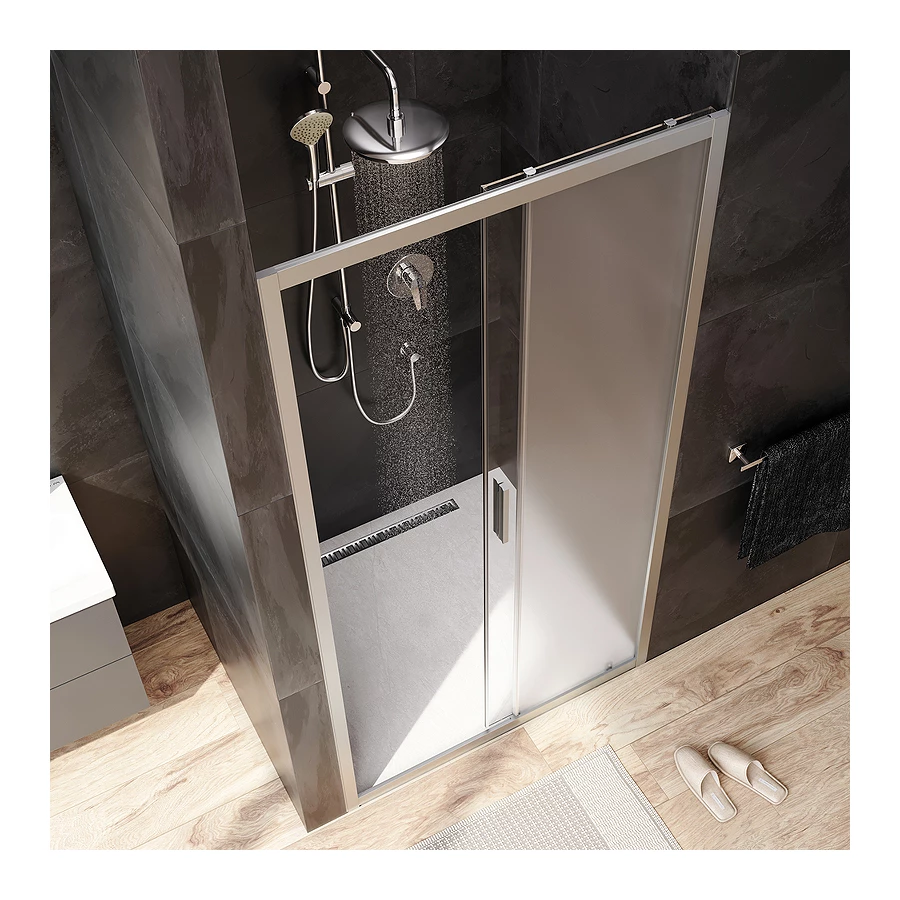 Дверь душевая в нишу Am Pm Gem раздвижная W90G-110-1-195MM 110x195 см