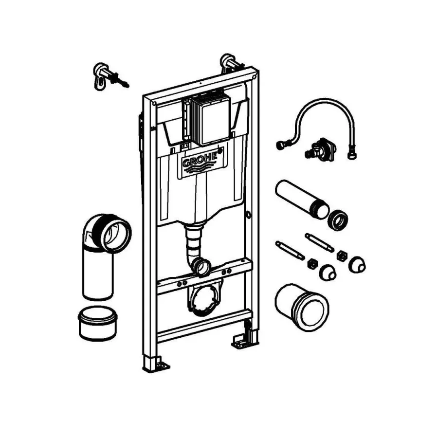 Инсталляция для подвесного унитаза Grohe Rapid SL 38536001