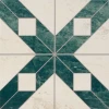 Керамогранит Monopole Флоренция Шанс Декор / Florencia Chance Decor матовый бежево-зеленый 22,3x22,3 см