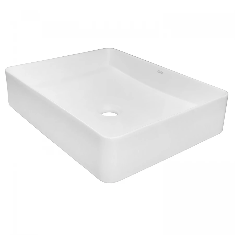 Раковина-чаша Azario накладная прямоугольная матовый белый AZ-2178-MW 51х40.5х11 см