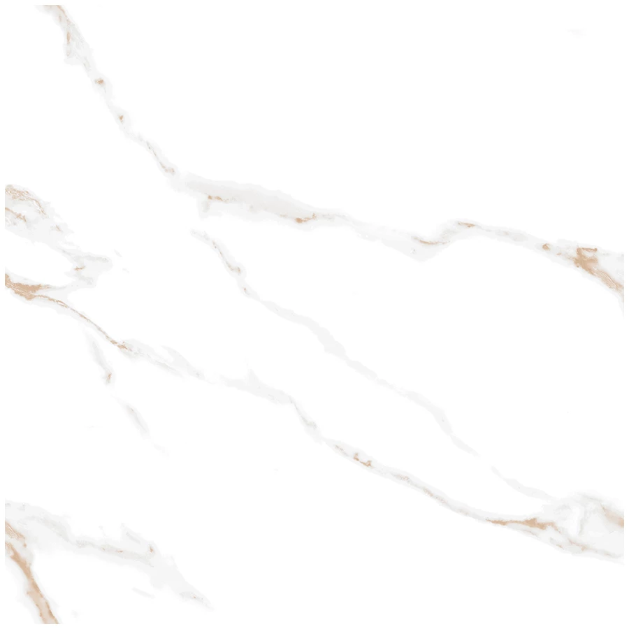 Керамогранит Ceradim Calacatta Sharp Gold белый Полированный 60х60 см