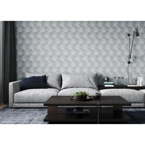 Обои флизелиновые Palitra Home Evolution HomeColor серые HC71842-41 1,06х10,05 м