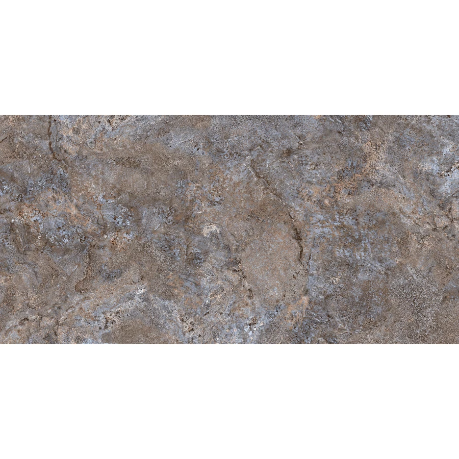 Керамогранит ALMA Ceramica Indastrio sugar-эффект коричневый GFU60120IND40R 120х60 см