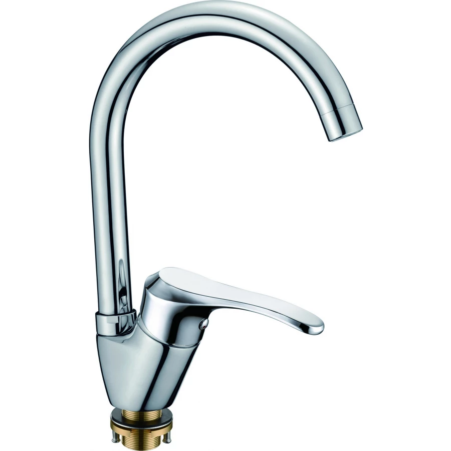 Смеситель одноручный для кухни с поворотным изливом Rush Jawa JA0735-22 хром