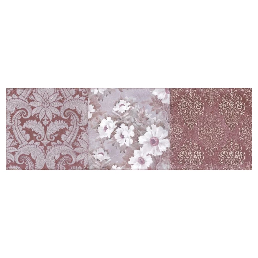 Декор Lasselsberger Ceramics Ателье 3 розовый 1664-0012 20х60