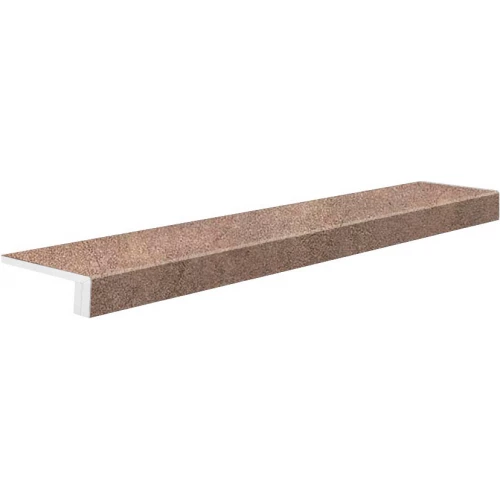 Ступень Евро Техно Проходная из керамогранита Kerama Marazzi Королевская дорога матовая коричневая 016145 119,5х34,5 см