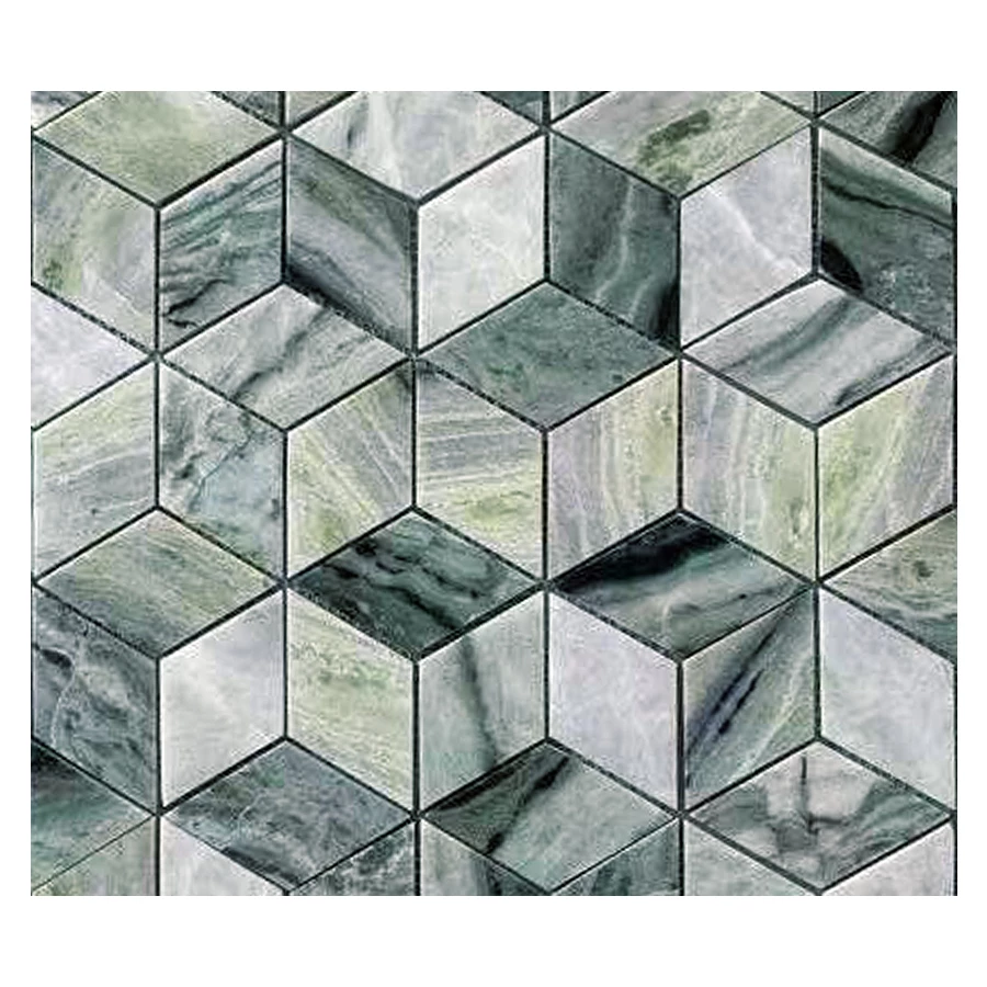 Мозаика из натурального камня LeeDo Pietrine: Onice Verde oliva POL Diamond 29,8х25,9 см