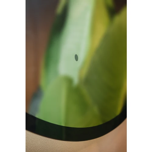 Зеркало Azario Monaco-black бесконтактный сенсор черная рамка LED-00002769 d100 см