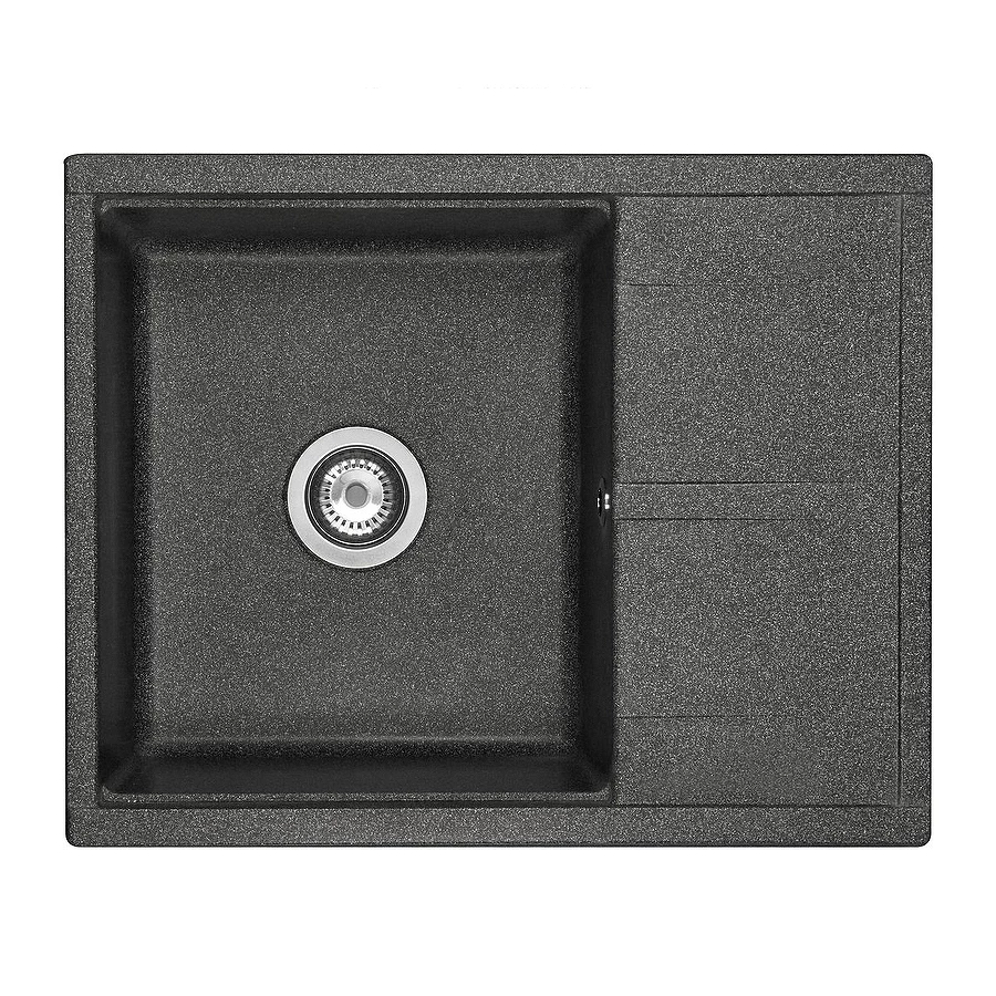 Мойка для кухни Aquaton Делия 65 графит 1A718632DE210