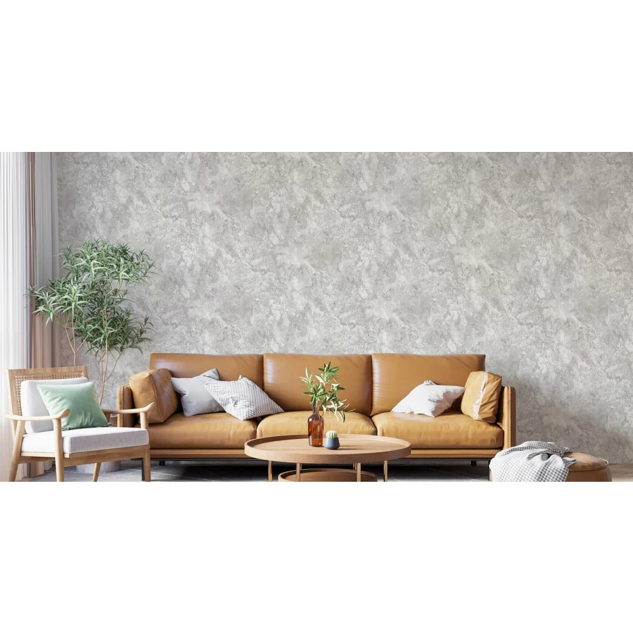 Обои флизелиновые Аспект Травертино серые 70454-14 1,06х10,05 м