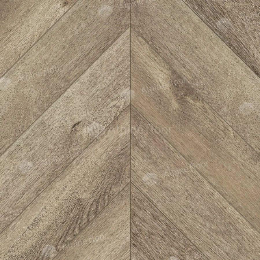 Ламинат Alpine Floor Chevron Alpine Дуб Натуральный Отбеленный ECO 20-3 43 класс 2,5 мм 1,9735 кв.м.