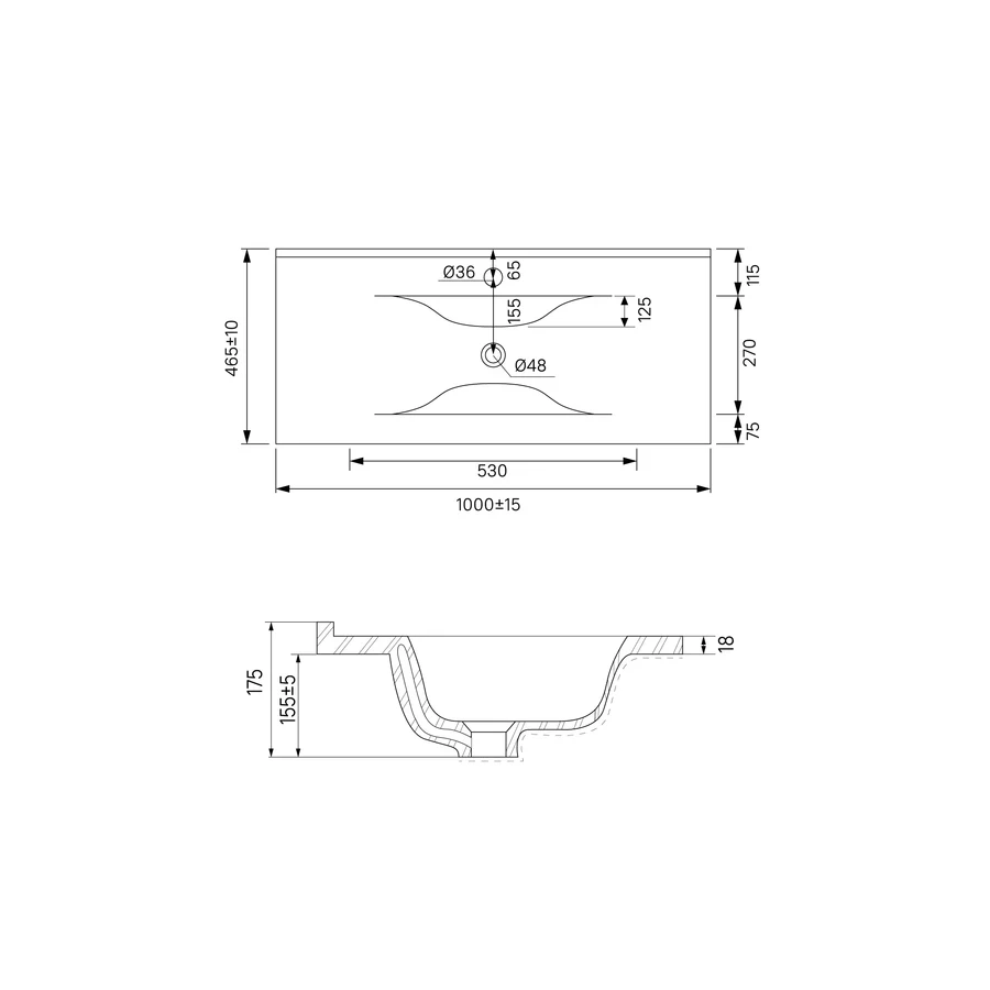 Тумба с умывальником Iddis Cloud подвесная белая черный мрамор CLO10B0i95K 100 см