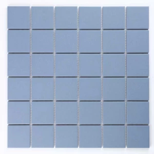 Мозаика Bonaparte Керамогранитная мозаика Arene blue 48х48 матовая синяя 30,6х30,6 см