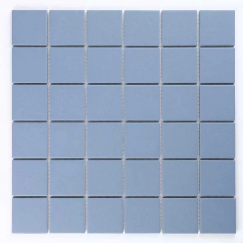 Мозаика Bonaparte Керамогранитная мозаика Arene blue 48х48 матовая синяя 30,6х30,6 см