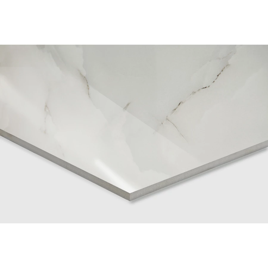 Керамогранит Arcadia Ceramica Onyx White Cloud Full Polished белый FP1027-A 120х60 см