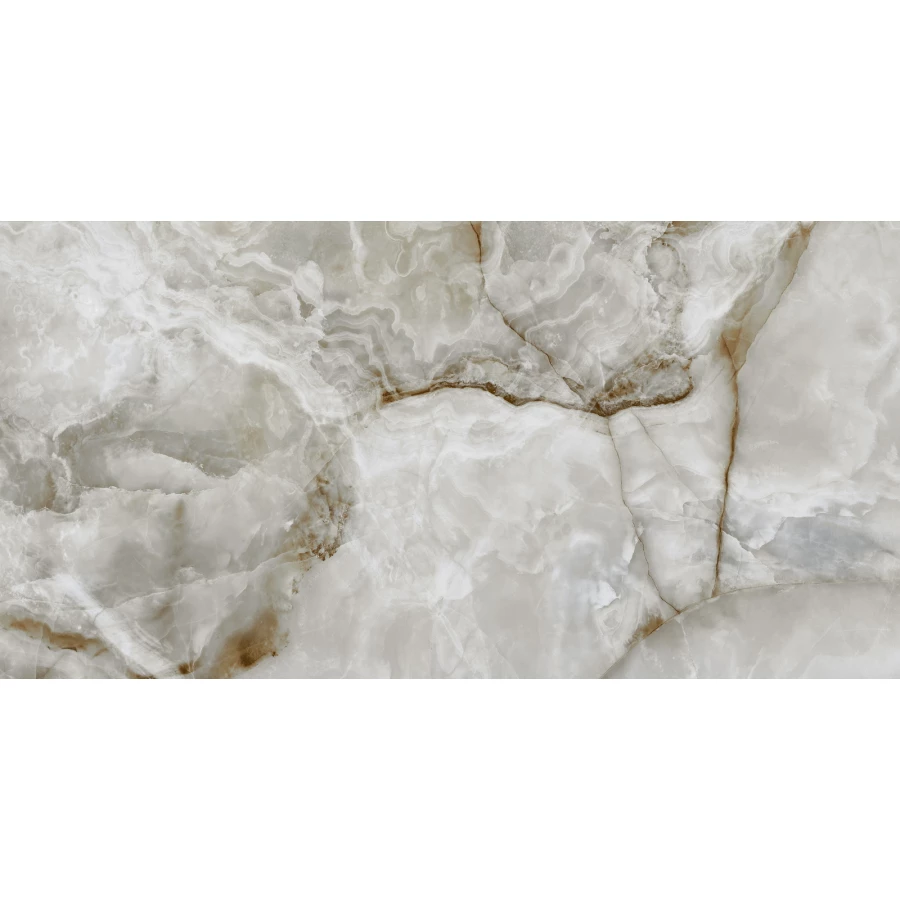 Керамогранит Bonaparte Amaris Soft Polish Light Rect светло-серый 120х60 см