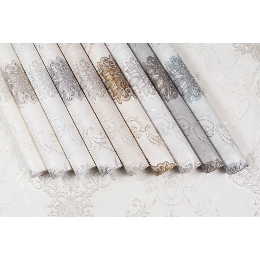 Обои флизелиновые Palitra Life Geneva бежевые PL72174-12 1,06х10,05 м