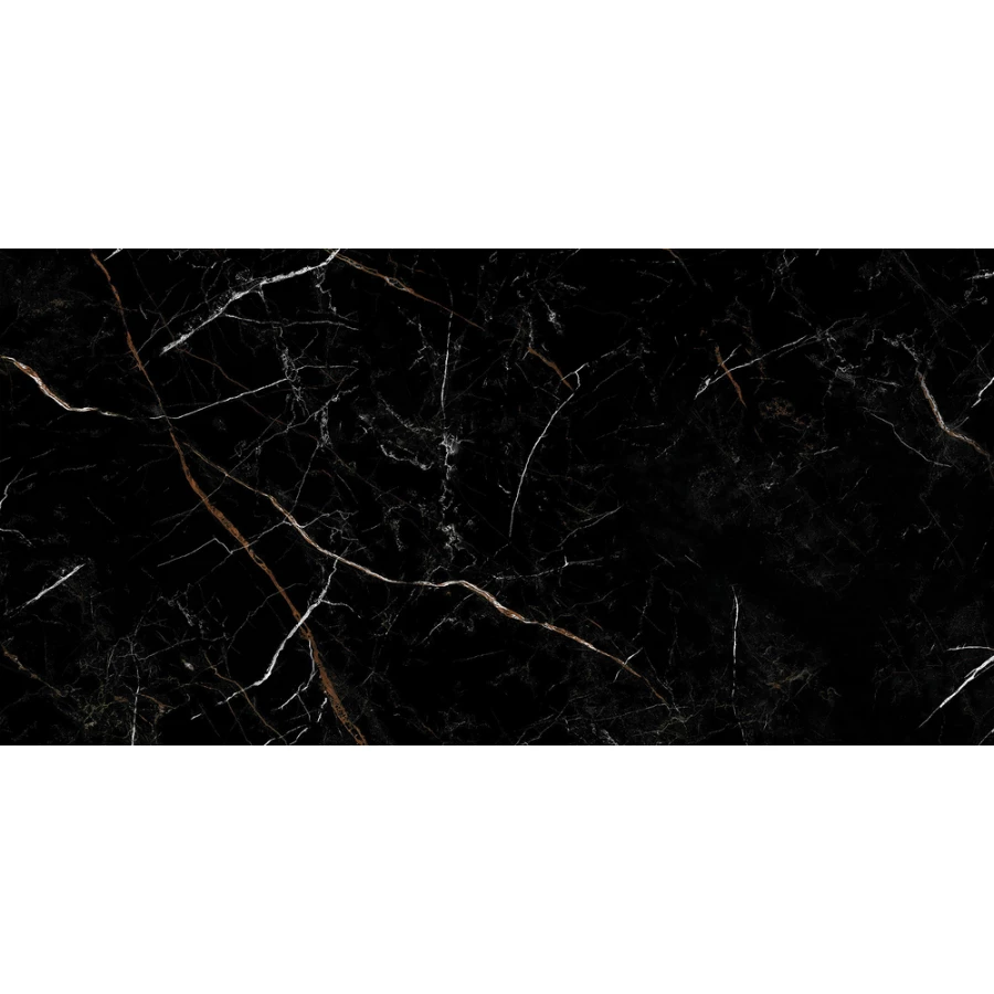 Керамогранит Cersanit Nero полированный HG черный ректификат A17442 120х60 см