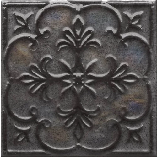 Плитка настенная Kerama Marazzi Камбон Декор матовый черный STG/A526/5115 20х20 см