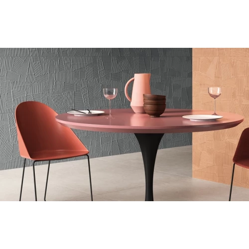 Плитка настенная Piemme Ceramiche Homey Paper Clay Antracite матовая черная 06076 120х60 см