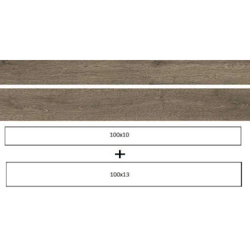 Керамогранит Ragno Marazzi Woodreal Tortora R5SD серый 100*13 см