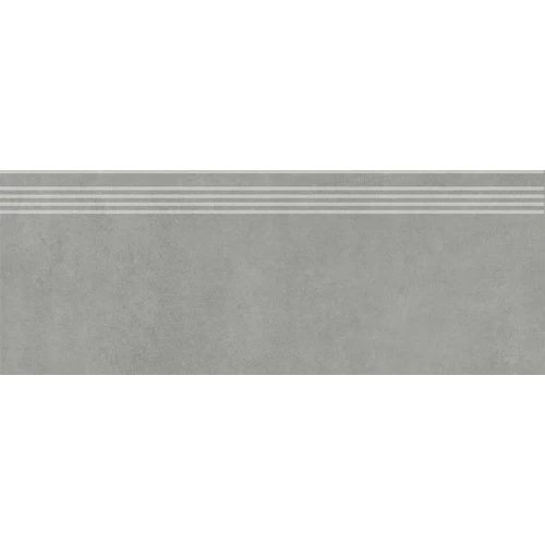 Ступень из керамогранита Kerama Marazzi Про Догана матовая серая DD841290R/GR 80х30 см