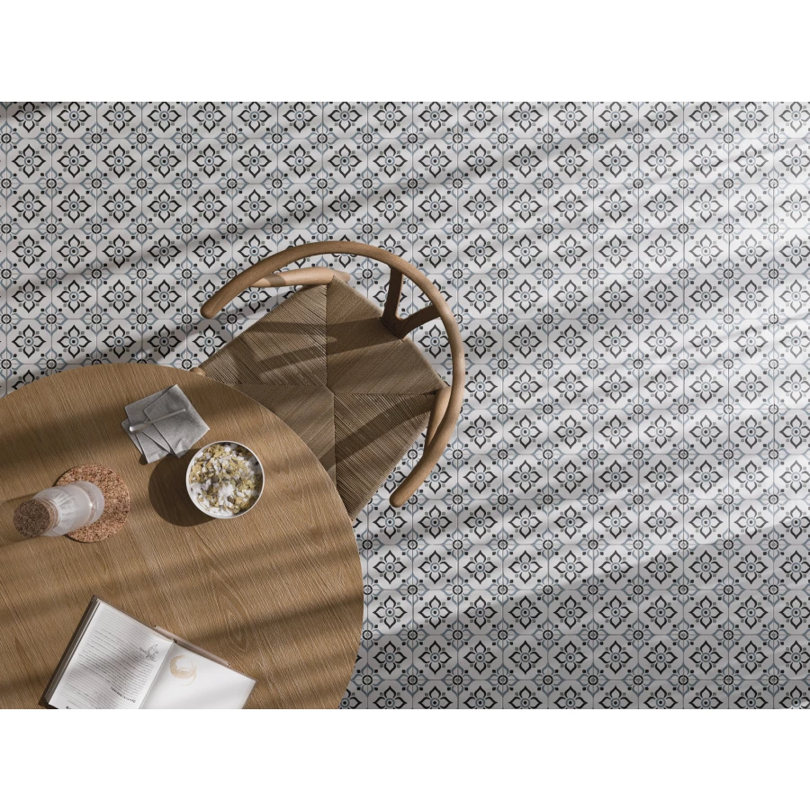 Керамогранит Harmony Peronda Tanger Blue Garden многоцветный 3356231086 12,3х12,3 см