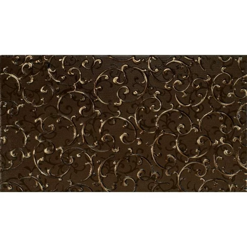 Декор Lasselsberger Ceramics Анастасия орнамент коричневый 1645-0094 25х45 см