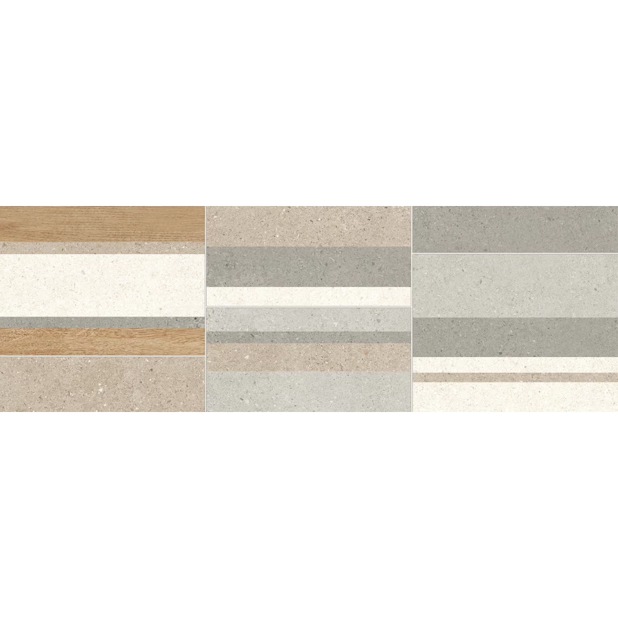 Плитка настенная ALMA Ceramica Angola матовая серая TWU3090AGL14R 90х30 см