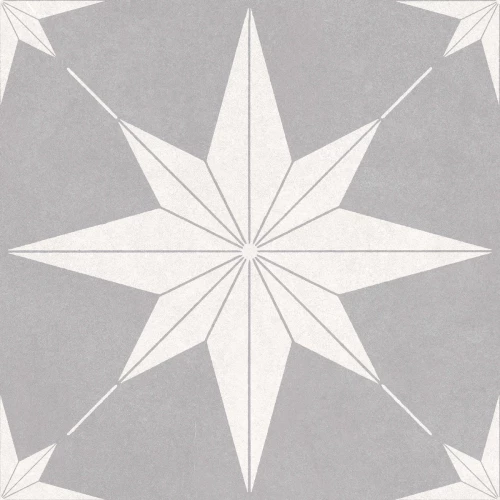 Керамогранит Motto Levels Blanc Decor 1021 матовый серый N100079 20x20 см