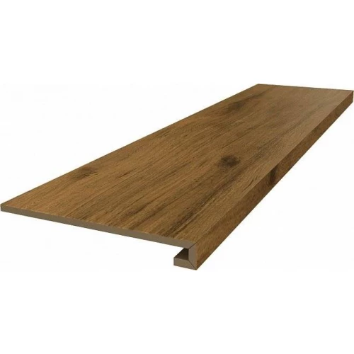 Ступень клееная из керамогранита Kerama Marazzi Сальветти матовая темно-бежевая SG506400R\GCF 119,5x33 см