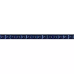 Бордюр разрезной РосДекор синий люстрированный 25х1,3 см