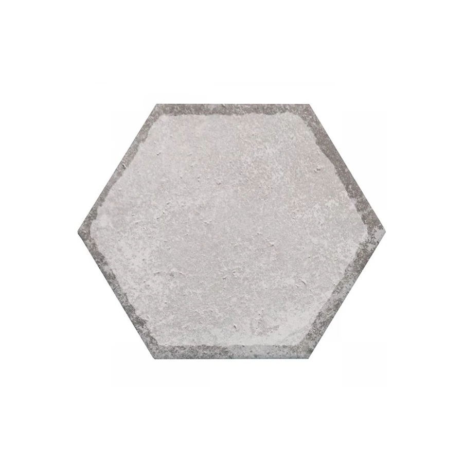 Керамогранит Monopole Dakota Decor Grey матовый серый 24х20 см