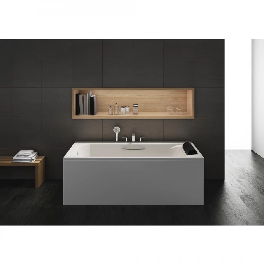 Акриловая ванна Roca BeCool прямоугольная белая ZRU9302782 180x80 см