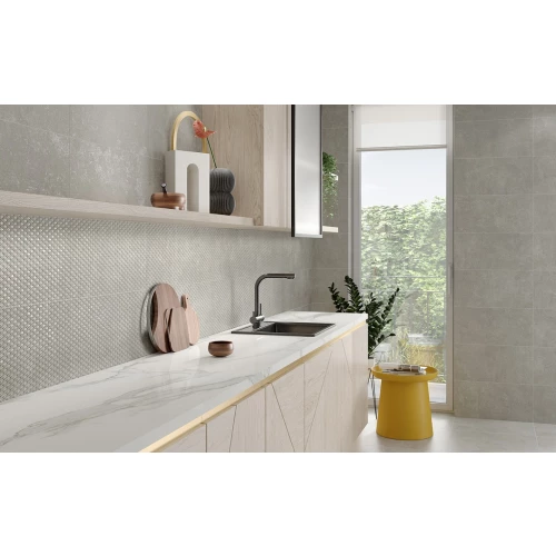 Плитка настенная Colorker Астон Харвей Пеарл / Aston Harvey Pearl серая 222838 59,5х29,5 см