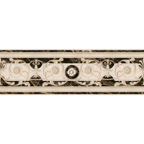 Бордюр напольный InterCerama Fenix бежевый 43*13,7 см