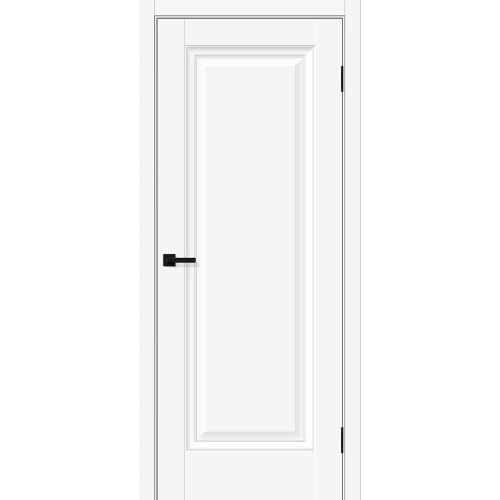 Межкомнатная дверь Bravo Прима-0 200x80 экошпон Prima полотно глухое цвет White Silk