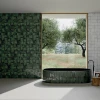 Плитка настенная Harmony Легасй Греен / Legacy Green Q-37 глянцевая зеленая 37332 25х6 см