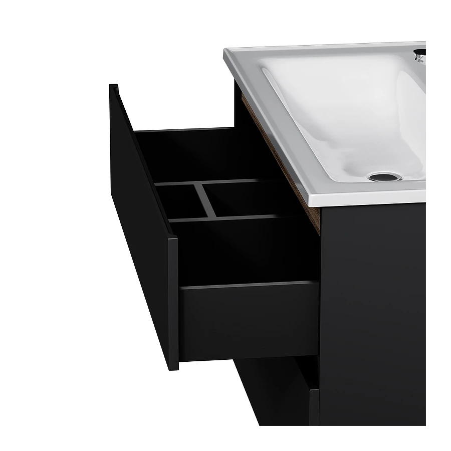 База под раковину подвесная Am Pm X-Joy черный матовый M85AFHX1002BM 100 см