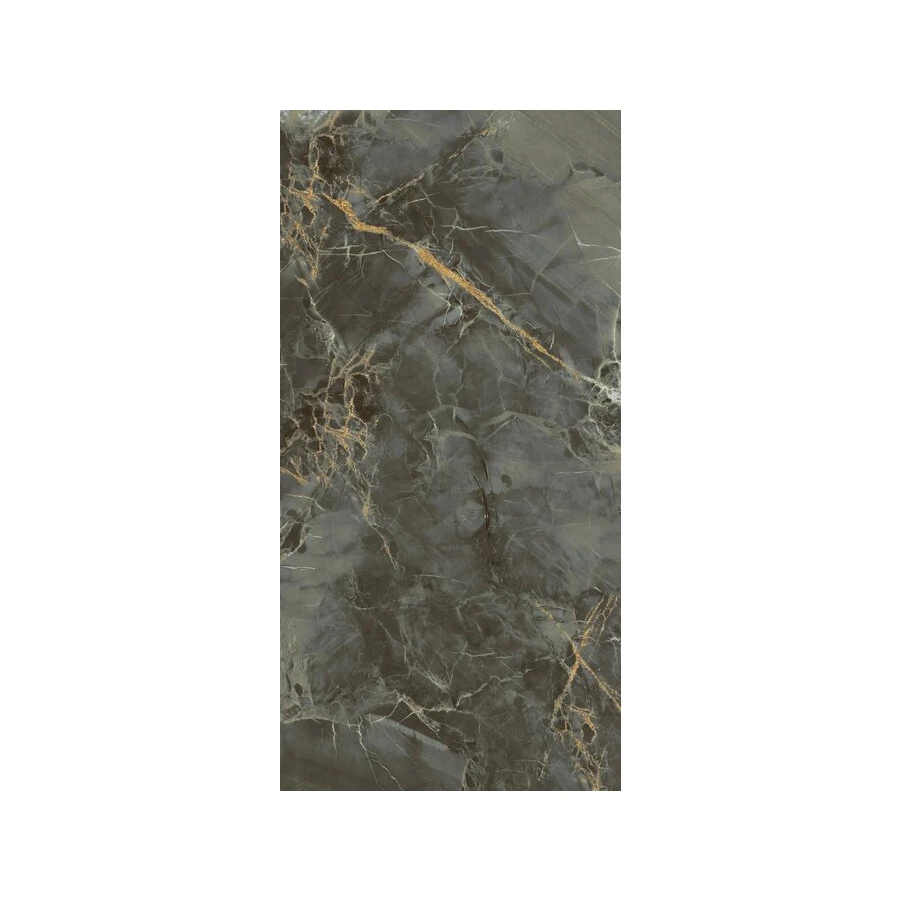 Керамогранит Meili Ceramic Aran Polish глянцевый серо-коричневый 160х80 см