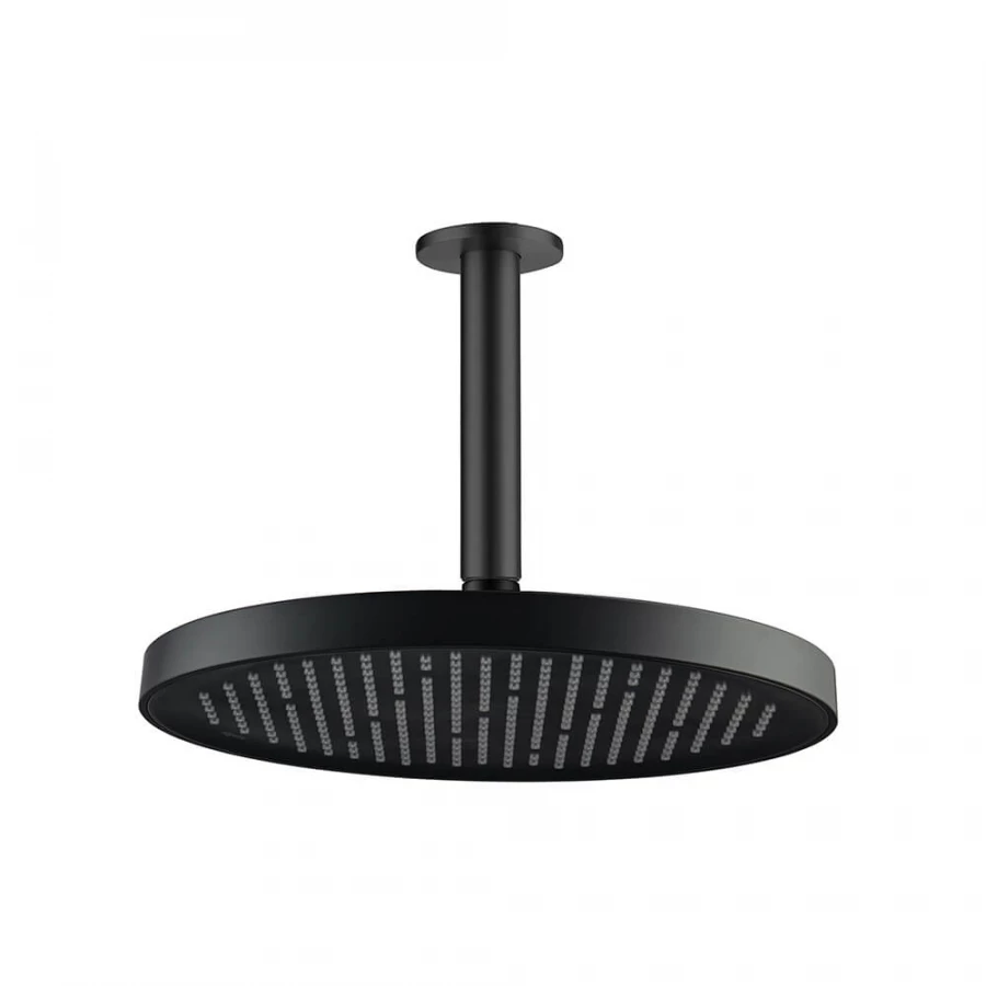 Верхний душ потолочный Aquatek матовый черный AQ2070MB 260 мм