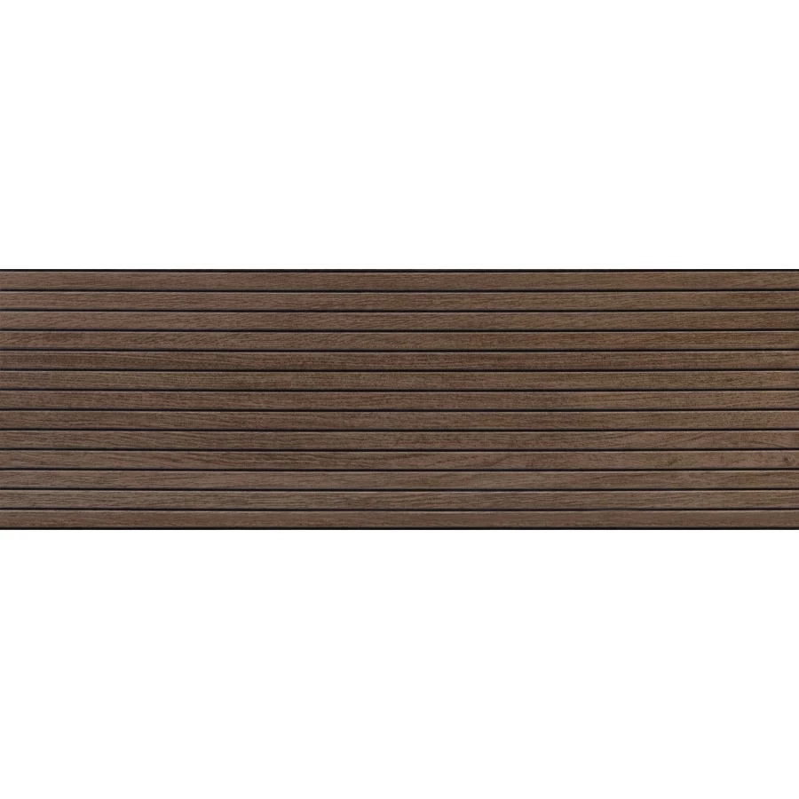 Плитка настенная Eurotile Ceramica Татами Браун матовая коричневая 695 100x32,5 см
