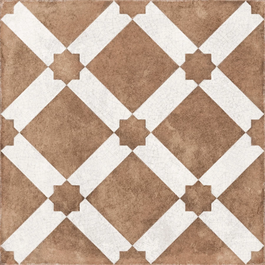 Керамогранит Cersanit Carpet орнамент рельефный матовый многоцветный A17932 29,8x29,8 см