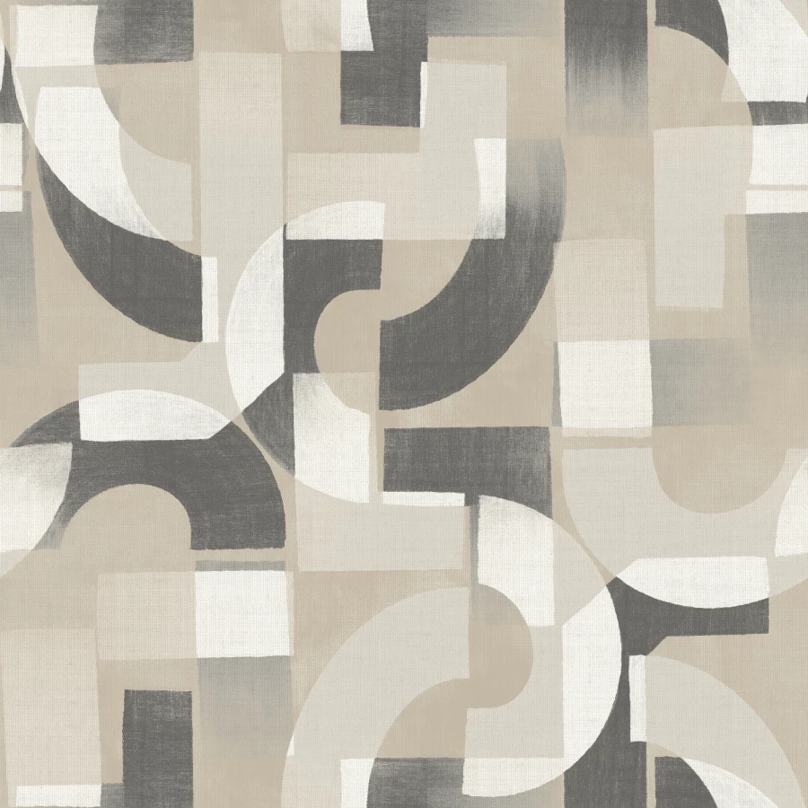 Обои флизелиновые Grandeco Karuna бежевые A 76002 0,53х10,05 м