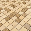 Мозаика Bonaparte Каменная мозаика Sevilla-15 slim Pol 15х15 бежевая 30,5х30,5 см