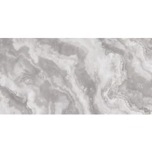 Керамогранит Realistik Bridgetown Polished Silver Carving глянцевый серый 120х60 см