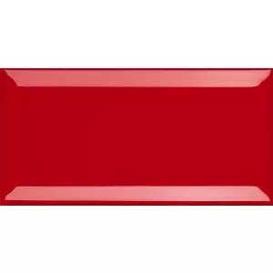 Плитка настенная Veneto Ceramicas Biselado - 10 Rojo 10x20 см