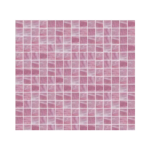 Мозаика стеклянная Trend Brillante Opale 262 с авантюрином 2x2 сетка глянцевая красная 31,6х31,6 см